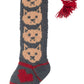 Kitty Hand Knit Wool Stocking
