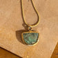 CHRYSOCOLLA NECKLACE / BRONZE & GOLD-FILL #2