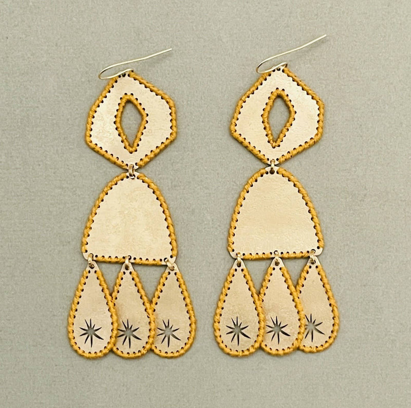 Brass Earrings,  Canaima
