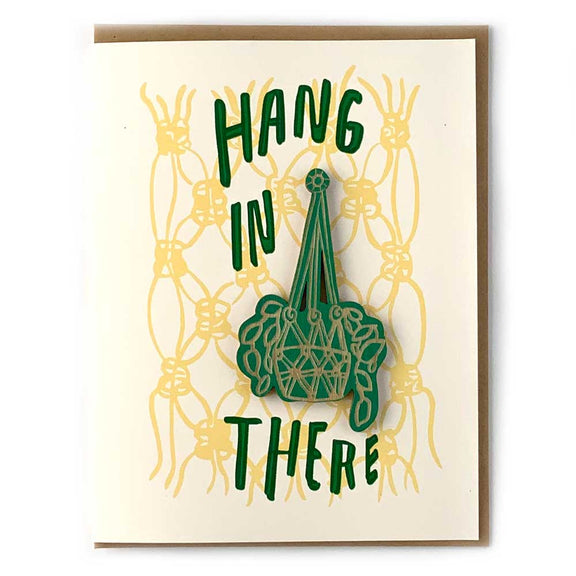 Pic of the Hang in There - Plant Magnet w/Card""