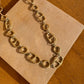 MULTI LINK BRONZE AND STERLING SILVER CHAIN