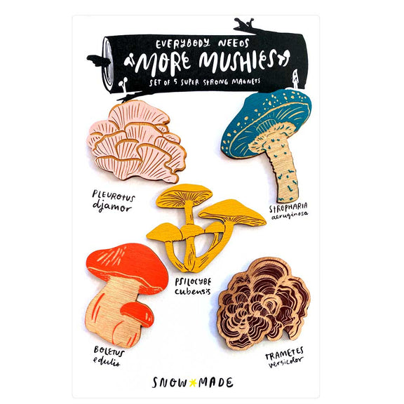 Pic of the Mushroom - Series 2 - Set of 5 Magnets""