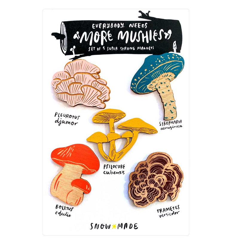 Pic of the Mushroom - Series 2 - Set of 5 Magnets""