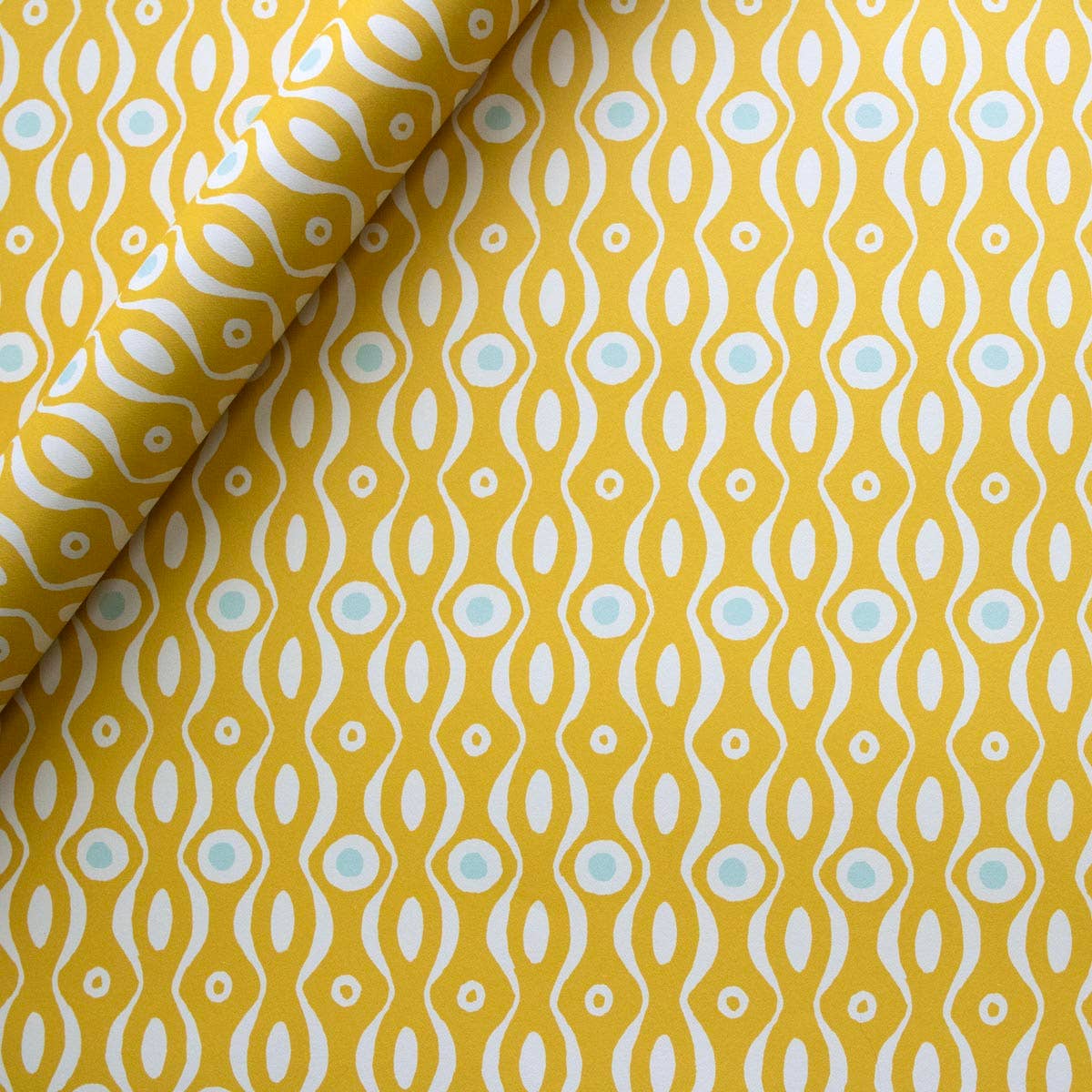 Patterned Paper Persephone Mustard and Turquoise