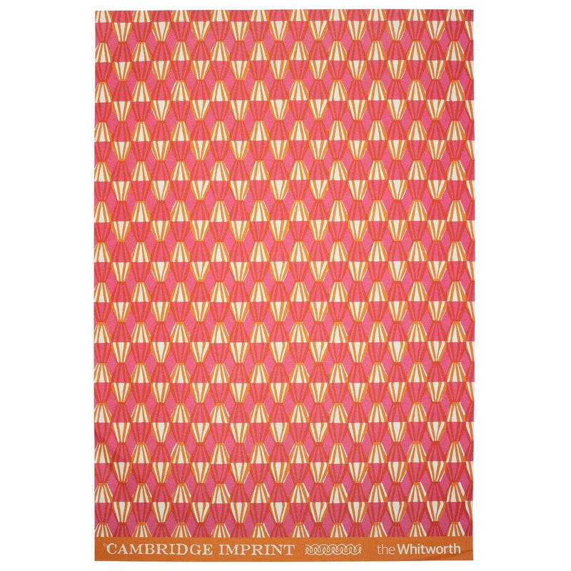 Patterned Paper Threadwork Bright Pink and Orange