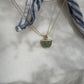 CHRYSOCOLLA NECKLACE / BRONZE & GOLD-FILL #2
