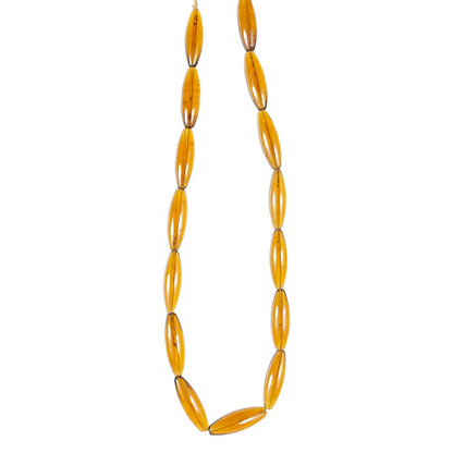 African Glass Beads, Luminescent Oval