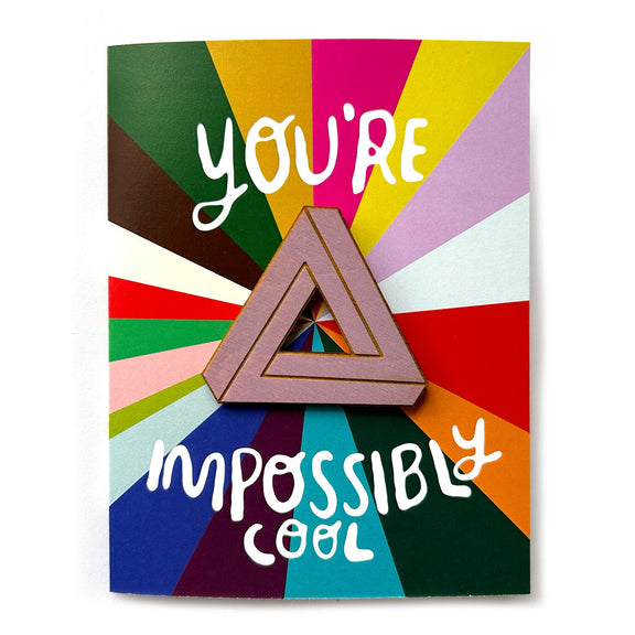 Pic of the Impossibly Cool - Penrose Triangle Magnet w/Card""