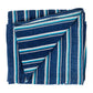 Indigo and light blue striped cloth
