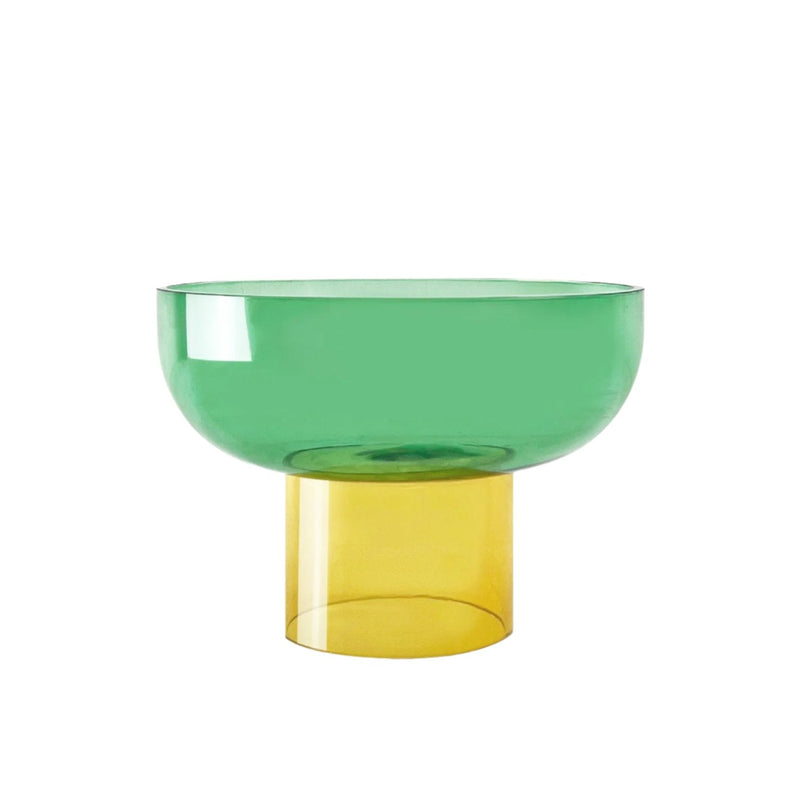 Tip Top Bowl Small - Green and Yellow