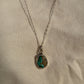 TURQUOISE PETAL NECKLACE