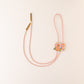 Golden Hearts - Mod Flower Bolo Tie