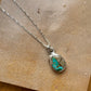 TURQUOISE PETAL NECKLACE