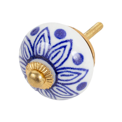 Ceramic Hardware, Round Hand Painted