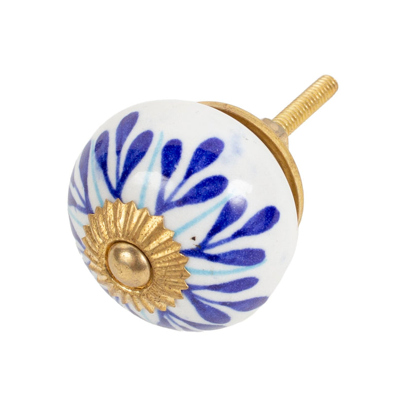 Ceramic Hardware, Round Hand Painted
