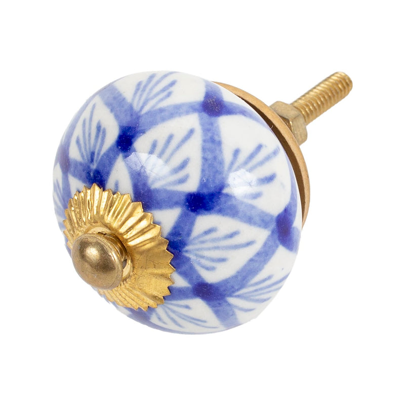Ceramic Hardware, Round Hand Painted