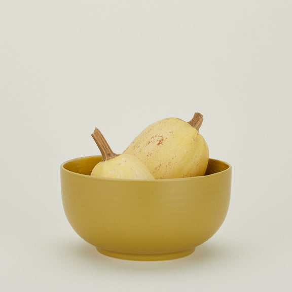 large yellow serving bowl