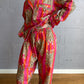 Tiger Pajama Set, Orange & Pink