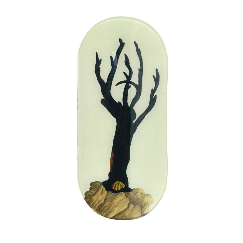 Black Coral Oval Dish JDC