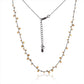 Manjusha Jewels Gold Dot/Rhodium Chain Necklace