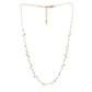 Manjusha Jewels Silver Dot/Gold Chain Necklace