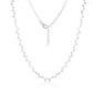 Manjusha Jewels Silver Dot/Silver Chain Necklace