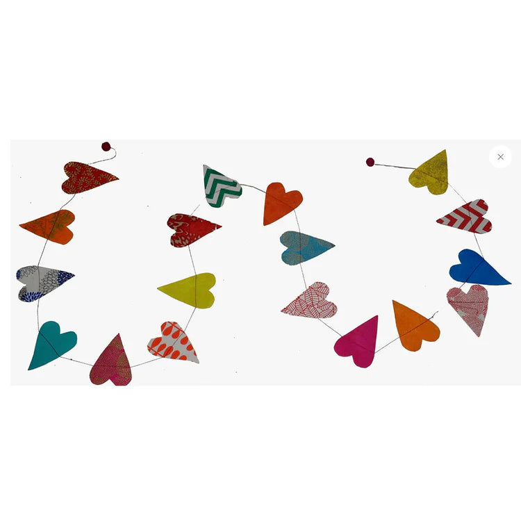 Nepalese Paper Garland, Heart