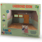 Box for a cardboard classroom set with 'Sam & Julia' on a white background