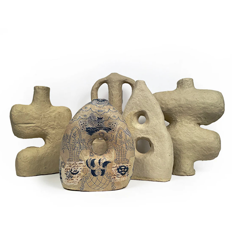 Paper Mâché Vessel, Azrou