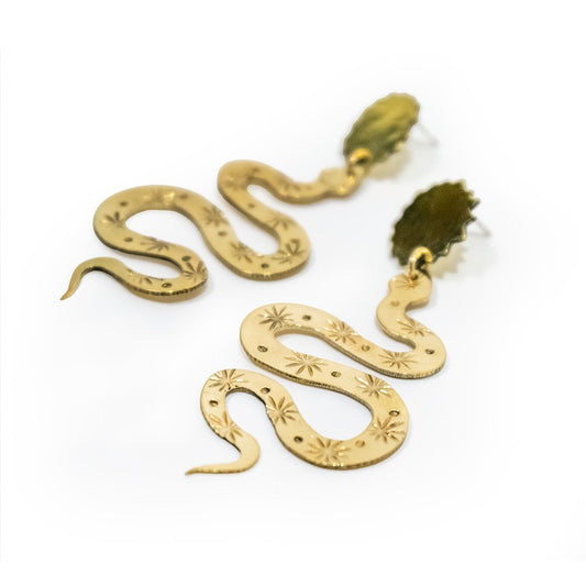 Snake Earrings by Lazuli Moon