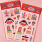 Humana Flower Girls Sticker Sheet
