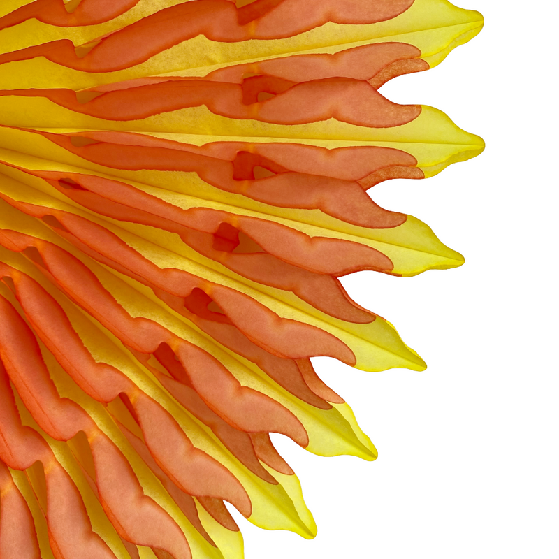 Tissue Fanburst Decoration, Sunburst