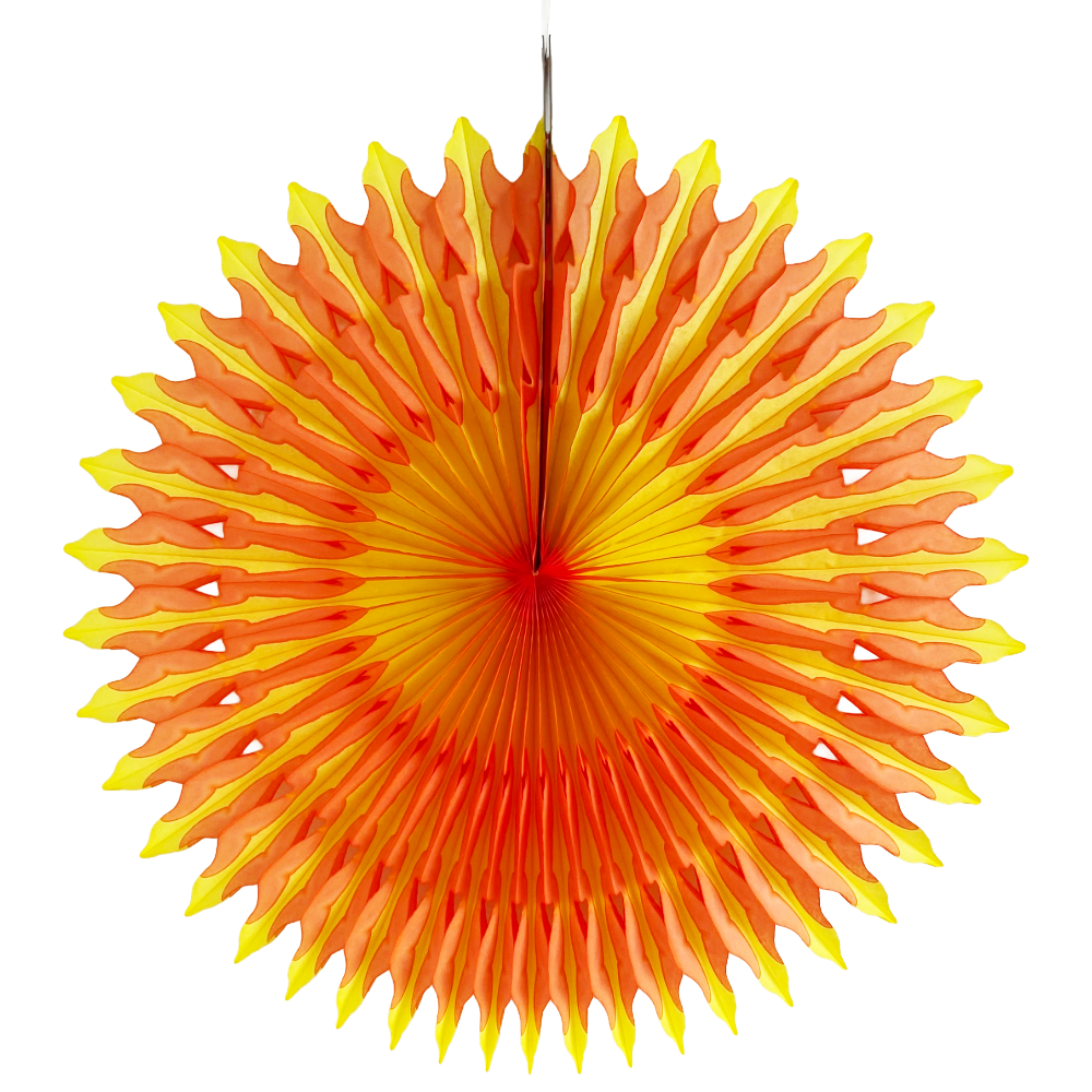 Tissue Fanburst Decoration, Sunburst