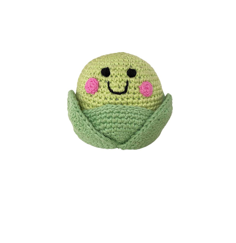 Handmade Iceberg Lettuce Baby Rattle
