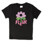 Fleur French Flower  Tee Shirt