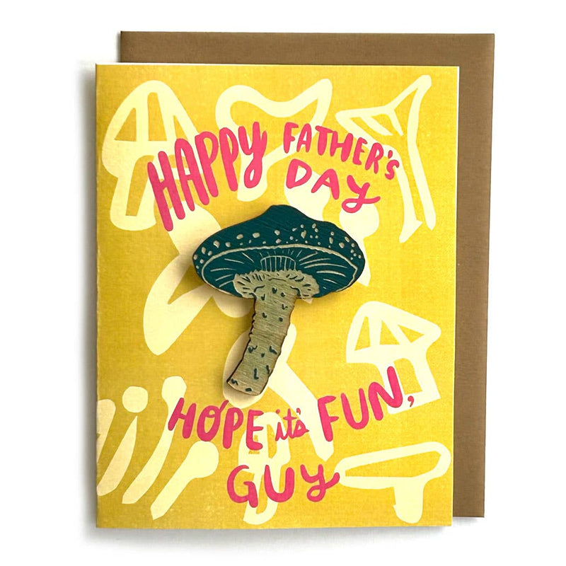 Pic of the Fun-Guy - Mushroom Magnet w/Card""