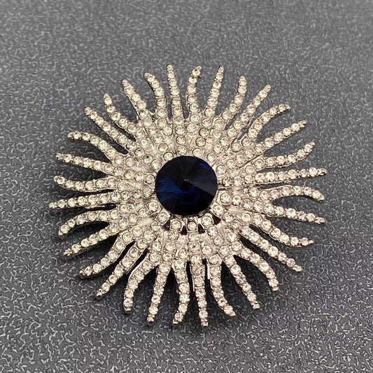 Silver-tone Rhinestone