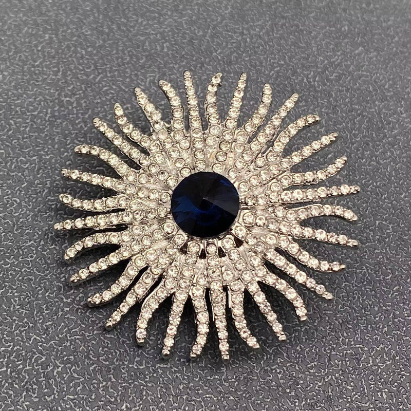 Silver-tone Rhinestone