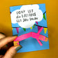 Don't Let the B*'s Get You Down - Air Dancer Magnet w/Card