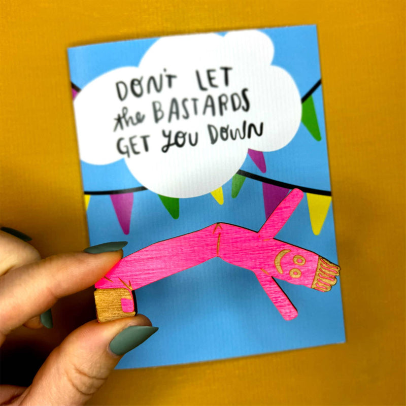 Don't Let the B*'s Get You Down - Air Dancer Magnet w/Card