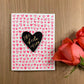 This Feels Weird Letterpress - Heart Magnet w/Card