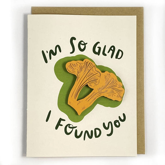 Pic of the I'm So Glad I Found You - Chanterelle Magnet w/Card""