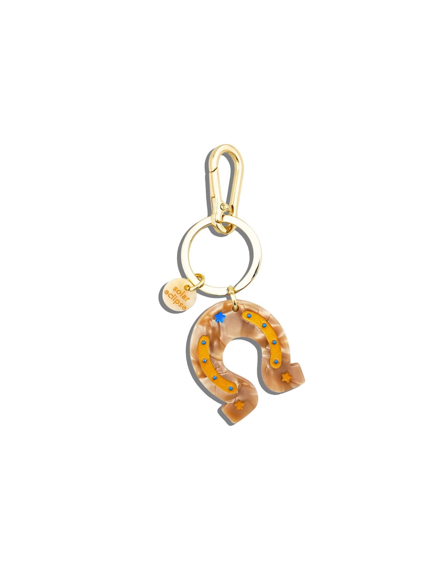 Lucky Horseshoe Bag Charm & Keychain