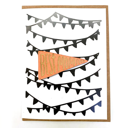 Pic of the Best Mom Ever - Pennant Magnet w/Card""