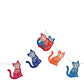Nepalese Paper garland, skeleton cats