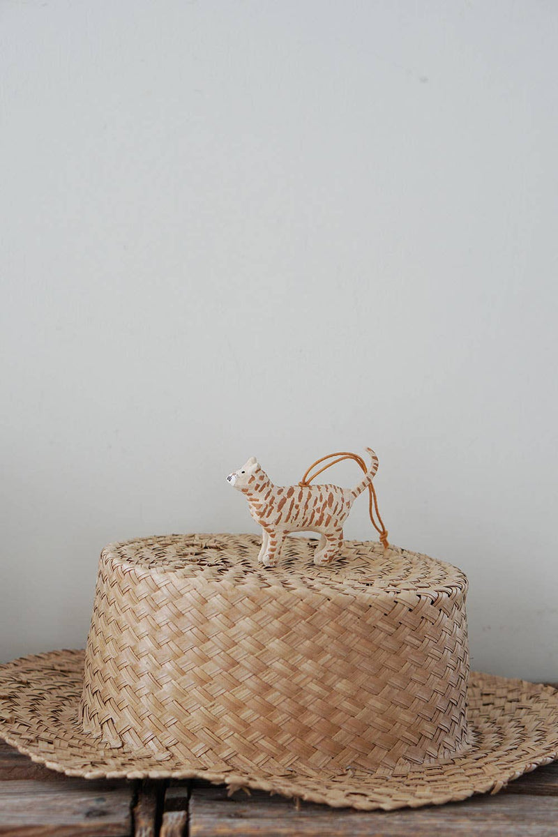 Cat Ornament, Paper Mache