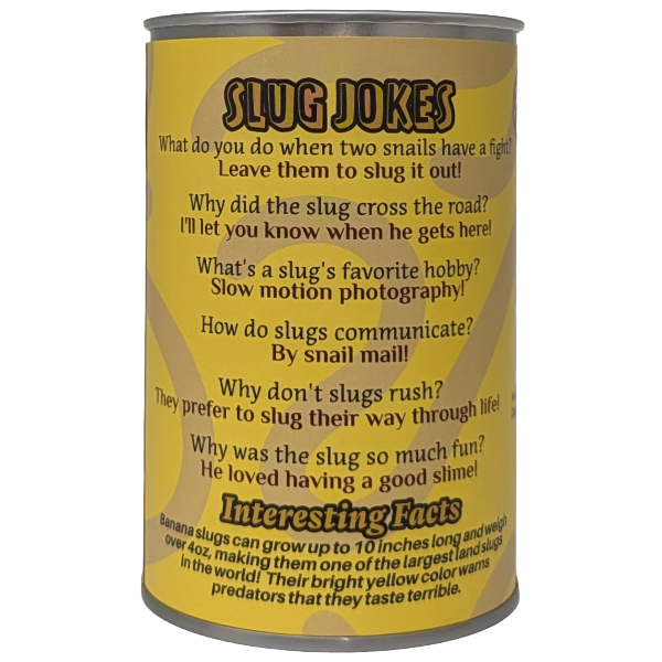 Slick the Canned Banana Slug Stuffed Plush