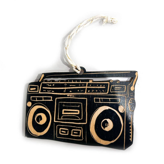 Pic of the Boombox Ornament""