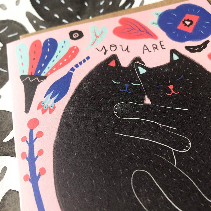 Kitty You Are My Happy Place Love Greeting Card
