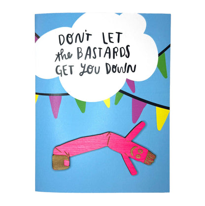 Pic of the Don't Let the B*'s Get You Down - Air Dancer Magnet w/Card""